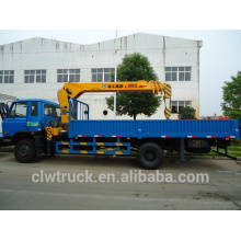 Hot Sale Dongfeng 4x2 Truck With Crane, 5 tons truck crane
